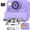 Purple, variant on Kids Instant Print Camera with 2.4" HD Screen & Dual Cameras,32GB Memory, Rechargeable Battery,Suitable for Ages 3-12 (Blue)