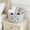 Gray-GY-The morning fog of Chicago; for souls seeking peace in the city's hum., variant on AuroraX Storage Basket Decorative Basket Gray Woven with Handles for Nursery Spring Gift Basket Home Decor