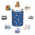 thumbnail image 6 of Balery Dinosaur Driving Round Laundry Basket with Handles Waterproof Freestanding Laundry Hamper for Clothes Toys in the Dorm and Family-Medium, 6 of 8