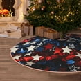 thumbnail image 5 of Sikiie Red Blue White Stars Christmas Tree Skirt, Christmas Tree Decorations, Christmas Decor, Tree Mat Decoration(30-48IN)-30", 5 of 6