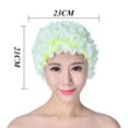 thumbnail image 3 of Cap 3D Flower Bathing Gorro transpirable para deportes acuáticos para mujer (Fluorescente) Verde FLhrweasw Nuevo, 3 of 3