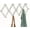Rustic White, variant on Accordian Wall Hanger, Expandable Coat Rack Wall Mounted, Accordion Style Wood Hat Rack with 13 Peg Hooks for Hanging Coats, Hats, Mugs, Bags, Purses, Necklaces, Rustic White