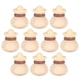 thumbnail image 2 of Colgante De Madera, 0.7x0.5in Suministros Hechos A Mano De Bricolaje Colgante Tallado En Madera De Boj, Pendientes De 10 Piezas Pulseras Para Colgantes De Bolsas De Dinero ANGGREK Otros, 2 of 8