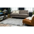 thumbnail image 7 of Unique Loom Del Mar Collection Area Rug - Sarah (7' 10" x 11' 4" Rectangle Light Gray/Gray), 7 of 7