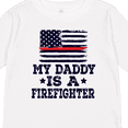 thumbnail image 4 of Inktastic Fireman Daddy is a Firefighter Boys or Girls Long Sleeve Toddler T-Shirt, 4 of 5