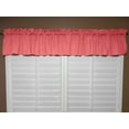 thumbnail image 3 of Solid Poplin Window Valance 58" Wide Coral, 3 of 3