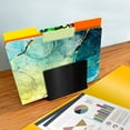 thumbnail image 6 of WIRESTER Set 12pcs Decorative File Folders with 1/3 Cut Tab, Pretty Letter-Size Holders for Office (6 Designs) - Galaxy Marble, 6 of 7