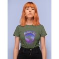 thumbnail image 2 of Abstract World Rave Style. T-Shirt Women -Image by Shutterstock, Female Large, 2 of 4