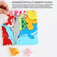 thumbnail image 5 of Lydiaunistar Kids Wooden Puzzle Toy for Learning Numbers, Vehicles & Food | Educational Shape Color Cognition | Safe Material Gift for Ages 3+ 16.6x16.6cm, 5 of 5
