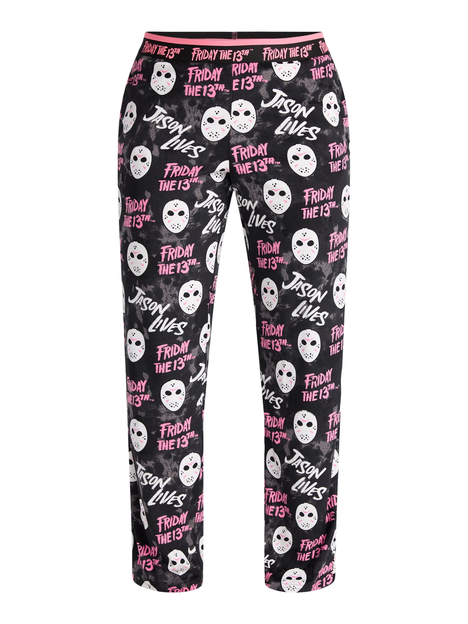 Warner Bros. Friday the 13th Women's Halloween Velour Sleep Pants, Sizes XS-3X