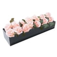 thumbnail image 4 of Acrylic Flower Vase Rectangular | Black Long Acrylic Flowers Vase with Light String | Floral Vases for Centerpieces Home Weddings Decor, 4 of 9