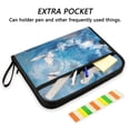 thumbnail image 2 of Accordion File Organizer with Zip Closure 13 Pockets Expanding File Folder Letter A4 Paper Document Organizer for Home Office Butterflies and Circular Motif, 2 of 7