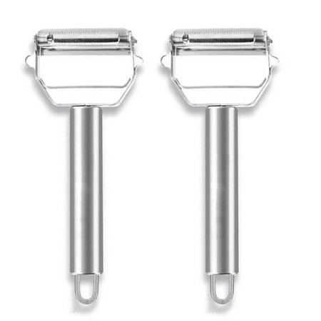 

Vegetable Peeler Peeler Stainless Steel Multifunctional peeler Double-Sided Blade Vegetable Cutter and Fruit Slicer Potato Peelers Y Peeler for Carrot Apple Veggie Fruit 2Pack
