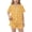 Orange, variant on Girls Orange Leopard Print Short Sleeve Casual Home Suit 2 Piece Button Down Top & Shorts Soft Stretch Relaxed Home Outfit Set,Size 3-4T