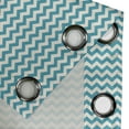 thumbnail image 5 of Ambesonne Seafoam Grommet Curtain, Abstract Chevron Lines, 50" x 63", Beige Seafoam, 5 of 6