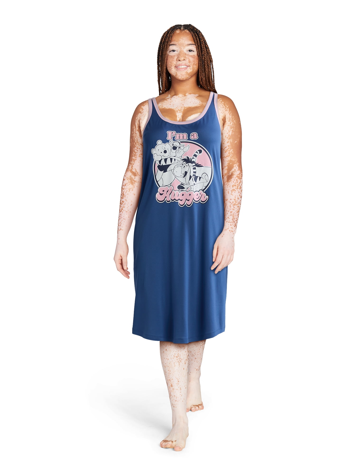 Disney’s Winnie the Pooh Women’s and Women’s Plus Sleep Tank Dress, Sizes XS-3X