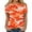 Orange, variant on Short Sleeve Shirts For Women Casual Dressy O Neck Women'S Summer Tops Camouflage Tees Casual Soft Blouses Spring Clothes Girls Army Green L