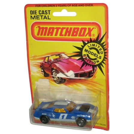 Matchbox Cam Cracker (1990) Lesney Blue Toy Car - (Damaged Packaging)