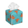 thumbnail image 1 of Kdxio Funny Chicken Leather Tissue Box Cover Square Holder Decorative for Bathroom,Home Office Decor, 1 of 7