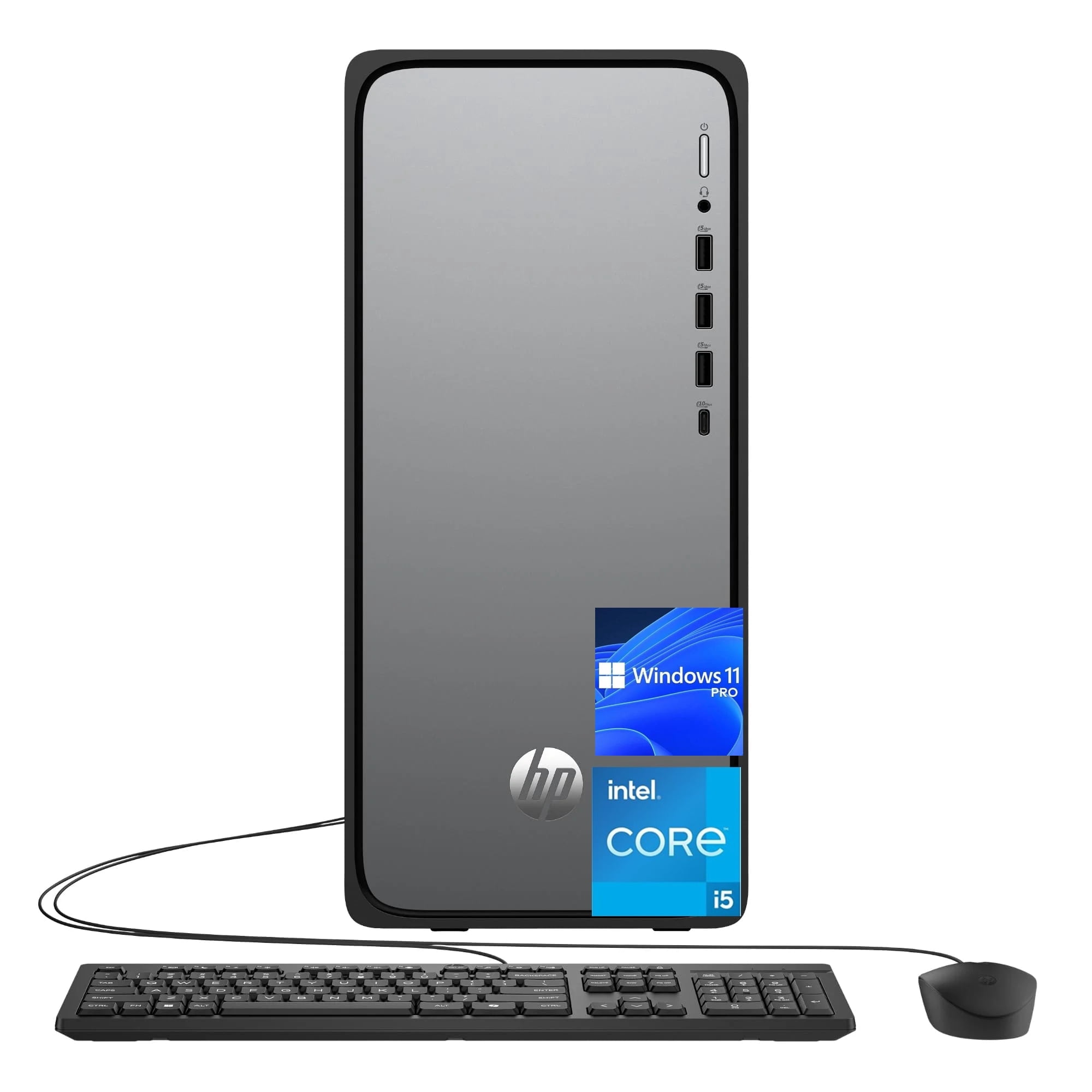 HP OmniDesk Desktop, Intel Core i5-14400(Beats Intel i7-13650HX), 16 GB DDR5 RAM, 512 GB SSD, Intel UHD Graphics,Windows 11 Pro