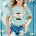thumbnail image 2 of Tanghaowl Easter Shirts for Boys Girls Easter Girls Short Sleeve Printed T Shirt Top Casual Shirt Long Sleeve Shirts, 2 of 4
