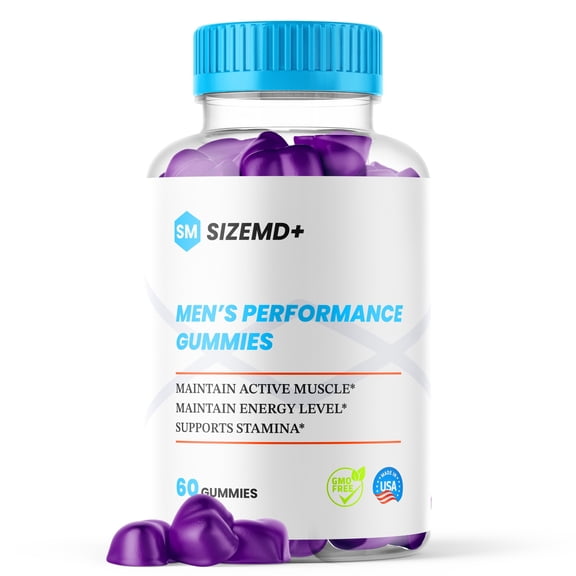 SizeMD  Gummies Advanced Formula All Natural Vitamin Supplement 60 Gummies