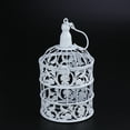 thumbnail image 2 of CATIEBYE Wire Bird Cage Decor Wedding Party Decoration Metal Bird Cage White 1Set, 2 of 6