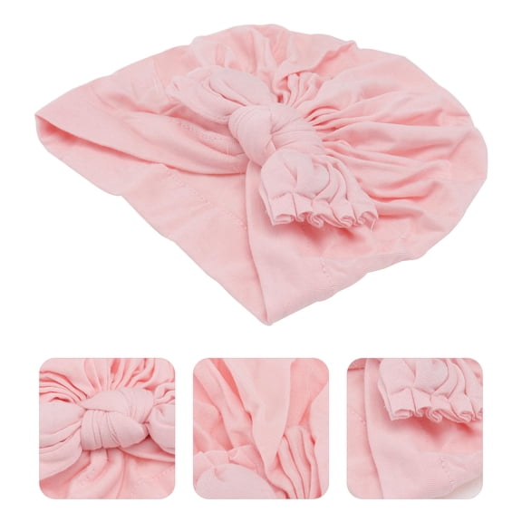 MERRYHAPY 3Pcs Knotted Pullover Hat with Bow Warm Ear Protection for Outdoor Winter