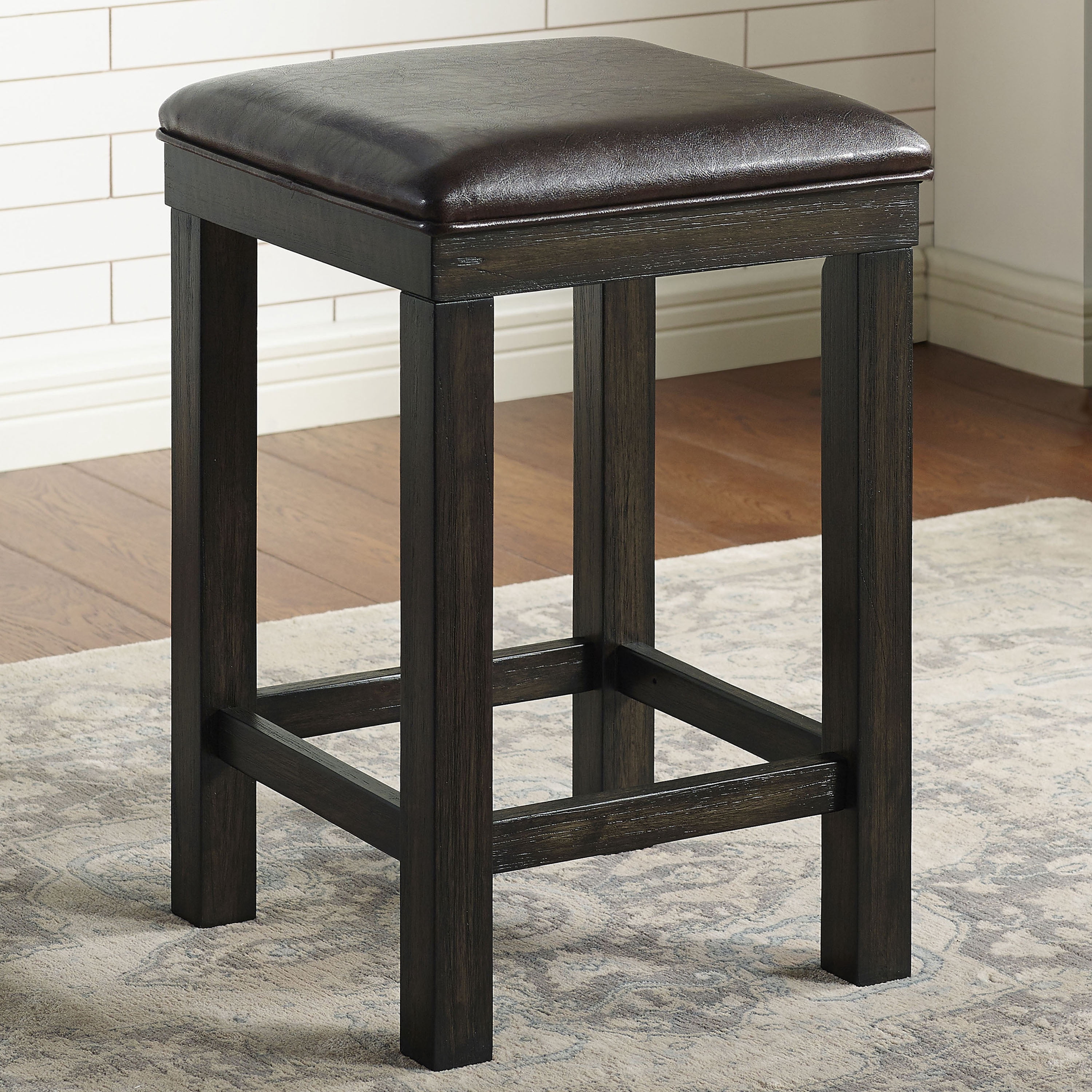 Furniture of America Maran 3-Piece Counter Height Dining Set, Walnut