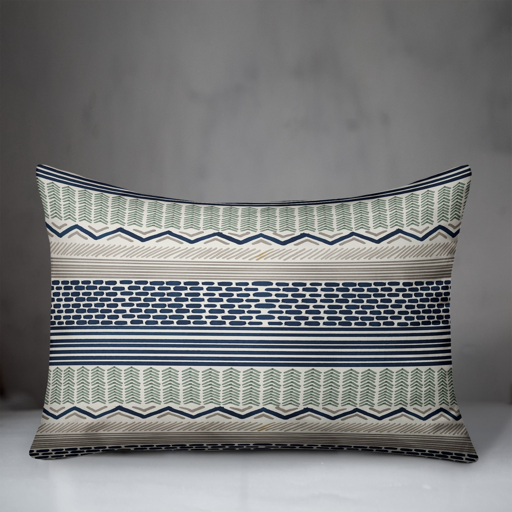 Creative Products Blue Boho Pattern 14x20 Indoor / Outdoor Pillow