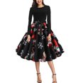 thumbnail image 5 of Damen Vintage Weihnachtskleid Cocktailparty Kleid Urlaub Kostüm Zubehör Zhivalor CWY-0757, 5 of 5