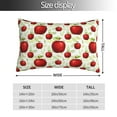thumbnail image 4 of Kll Fruit Apples Pillow Covers Envelope Closure,Super Soft And Cozy Fuzzy Fleece Pillow Case Cover 16"X24", 4 of 9