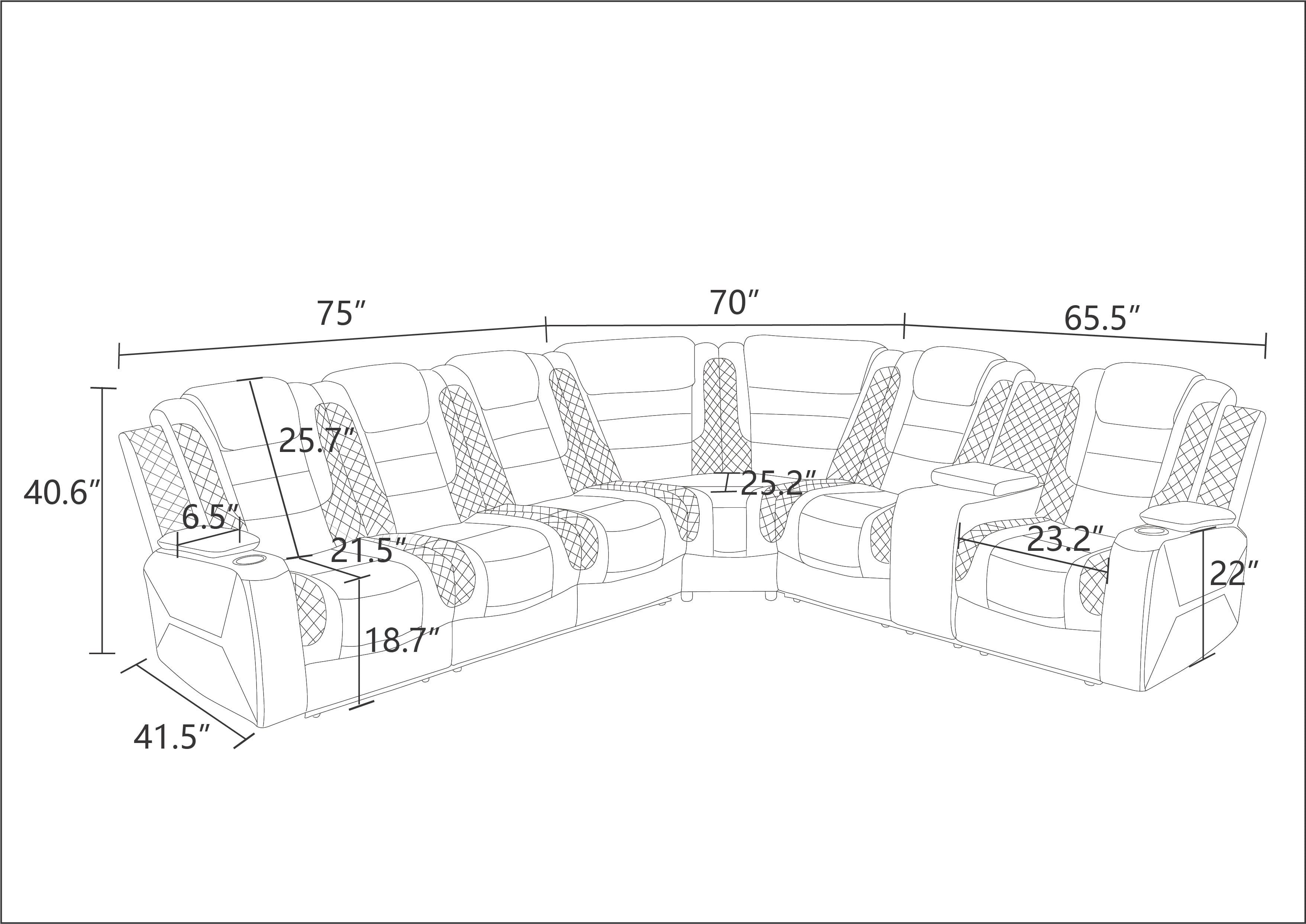 MAYEERTY Oversized Power Recliner Sectional Sofa, L-Shape Corner Couch with Wireless Charging, LED Lights & Storage Console, Breathable Leather for Living Room
