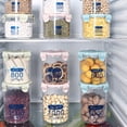 thumbnail image 3 of Recipiente transparente azul de 1000 ml para almacenar alimentos de cereales, legumbres y frutos secos para la cocina, 3 of 5