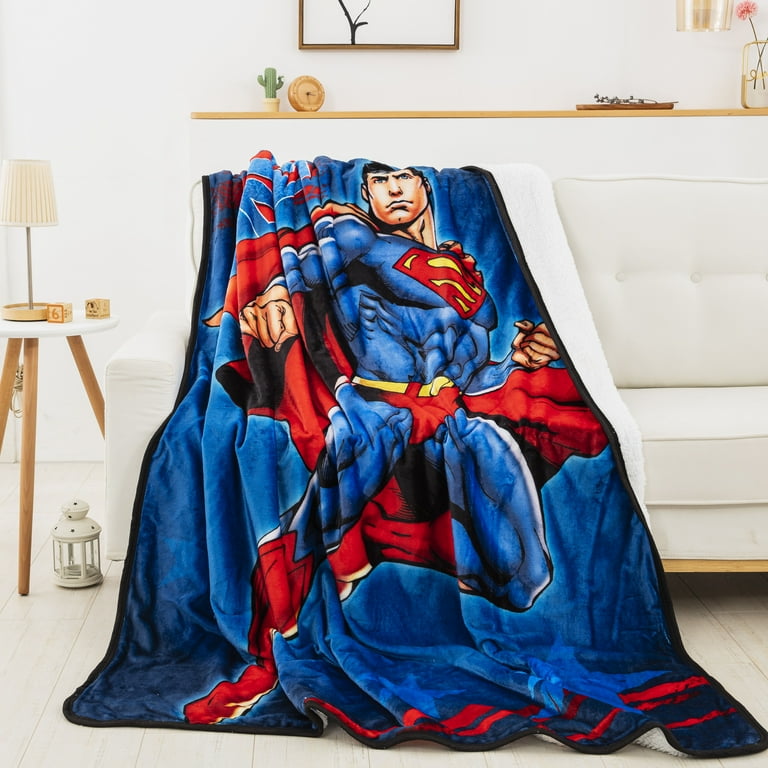 Superman blanket walmart hotsell