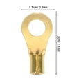 thumbnail image 2 of unbranded 10Ud Kit De Conectores Eléctricos Aislados Para Audio Y Marina En Color Dorado, 2 of 5