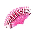 thumbnail image 4 of 50 Pack Acrylic Ear Pincher Stretching Stretching 14G-00G Body Jewellery Pink, 4 of 6