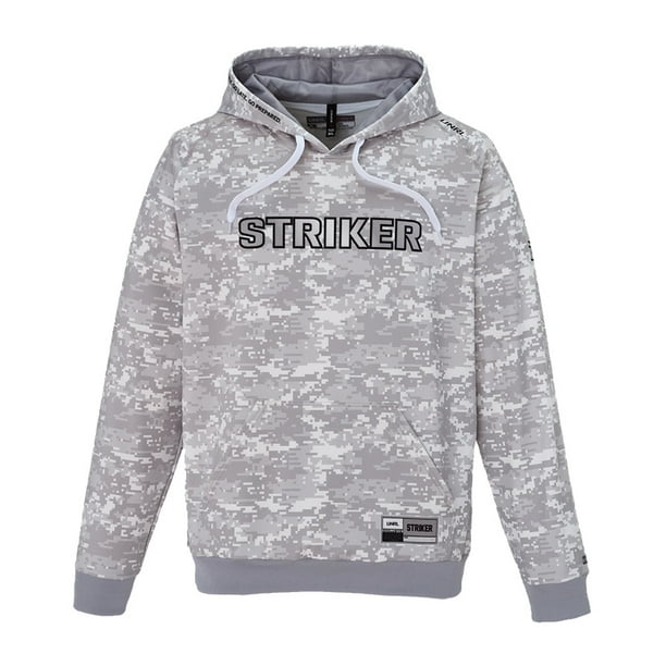 STRIKER ICE Hockey Hoody, Color: Camo Red, Size: 2XL