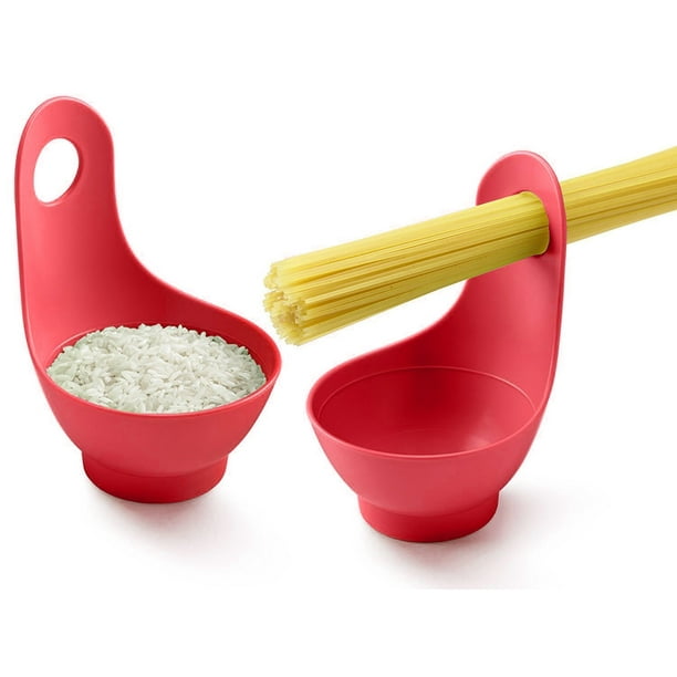 Rice Measuring Cup with Spaghetti Measure (2 in 1) Just So! (Red)