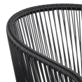 thumbnail image 4 of Bouclair Chaise en Corde d'Extérieur Noire, 4 of 5