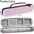 thumbnail image 2 of QenASHaing Curling Iron Travel Case, Festwarm Hard Carry Bag for Straightener Curling Irons Styler with Handle, EVA Flat Iron Cases for Vacation, 2 of 7