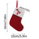 thumbnail image 1 of Calcetines de punto con letras de copo de nieve para decoración del hogar, adorno de árbol de Navidad, regalo, 2023, 2024, 1 of 4