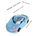 thumbnail image 4 of BEGHT 3Pcs Hamster Rolling Sports Car Small Pet Toy Car Exercise Wheel, Silent Fitness Wheel Toy Vehicle for Small Hamster Running Funny Transparent for Hamsters, Ferrets & Animals 29.5x16.5x12cm., 4 of 8