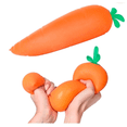 thumbnail image 5 of Jumbo SQUEEZY CARROT Squishy , 12in Soft Slow Rising Carrot Squeeze Fidget Toy , Vegetable Shaped Anxiety Relief Toy for Kids Adults, 5 of 6