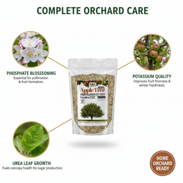 Old Cobblers Farm™ Wicked Growth Apple Tree Fertilizer - Boost Fruit Yield & Tree Health, Enhanced with Nutrients for Lush Growth – For All Apple Varieties (5 lbs | 10 lbs | 15 lbs | 20 lbs) (20 lb)