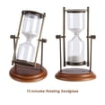 thumbnail image 4 of Temporizador de arena giratorio - 15 minutos - Adorno de mesa de metal para decoración del hogar - Regalo único, 4 of 10