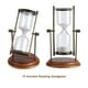 thumbnail image 4 of Reloj de arena giratorio de Metal de 15 minutos, reloj de arena, adorno de mesa, regalo de decoración del hogar, 4 of 5