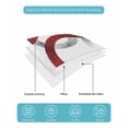 thumbnail image 5 of Red Grey Twin XL Size Down Alternative Comforter, Lightweight Comforter Quilt Bedding Set with Pillow Shams Geometric Circle Modern Abstract Simple Art All Seasons Bed Comforter Duvet Insert 68"x98", 5 of 7