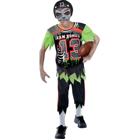 Suit Yourself Zombie Football Player Halloween Costume for Boys, with