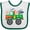 White and Green, variant on Inktastic 1st Birthday Truck Boys Baby Bib